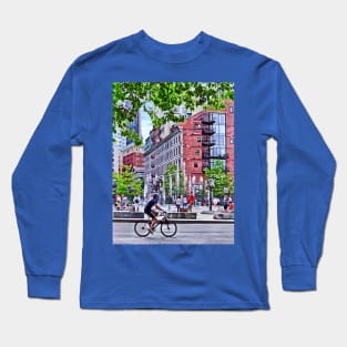 Boston MA - Ring Fountain Long Sleeve T-Shirt